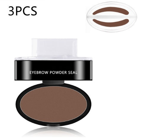 Poudre à Sourcils avec Tampon | Eyebrow Stamp Powder Kit