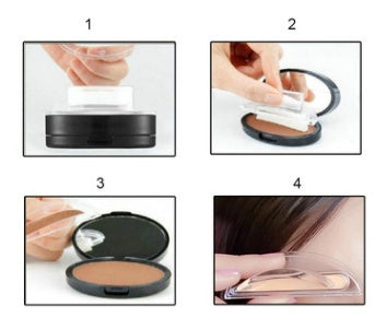 Poudre à Sourcils avec Tampon | Eyebrow Stamp Powder Kit