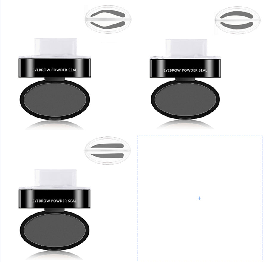 Poudre à Sourcils avec Tampon | Eyebrow Stamp Powder Kit