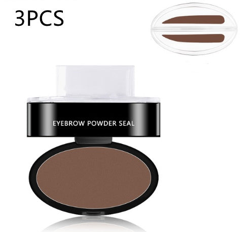 Poudre à Sourcils avec Tampon | Eyebrow Stamp Powder Kit