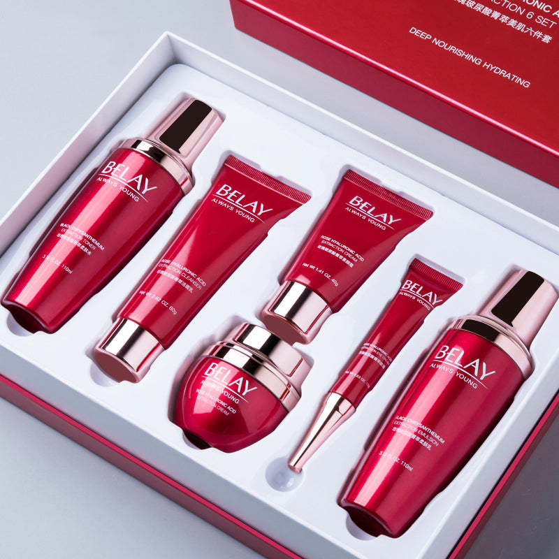 Coffret Soin Grenade 6 Pièces | Pomegranate Skincare Set