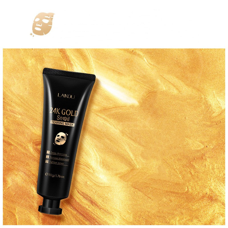 Masque Arrachable Or et Escargot | Gold Snail Peel-Off Mask