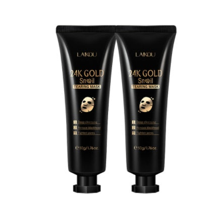 Masque Arrachable Or et Escargot | Gold Snail Peel-Off Mask