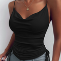 Débardeur à Bretelles Col V Femme | Women's V-Neck Camisole Top