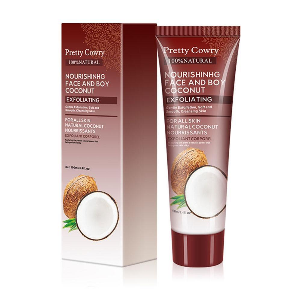 Gel Exfoliant Visage et Corps Concombre Noix de Coco Papaye / Cucumber Coconut Papaya Facial Exfoliating Gel Cream Body Cleansing